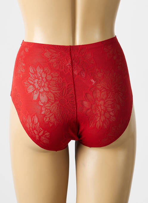 Culotte haute légère et transparente rouge TRIUMPH femme