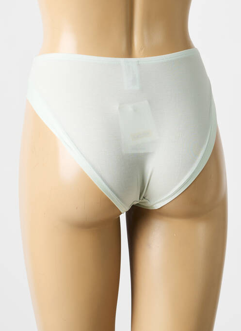 Culotte effet matière satinée vert CALIDA femme