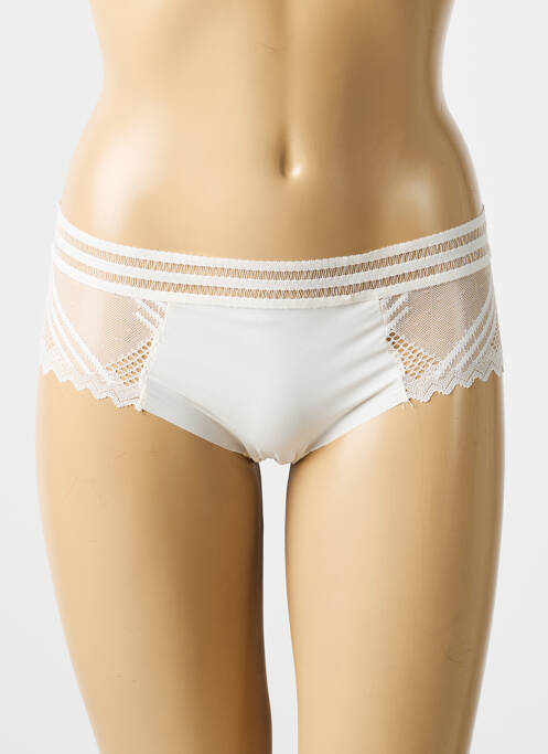 Culotte stretch blanc PASSIONATA femme