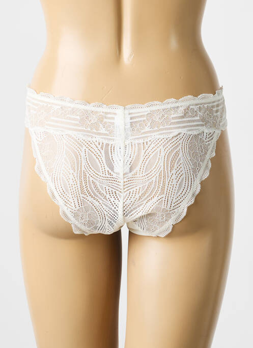 Culotte tissage dentelle blanc TRIUMPH femme