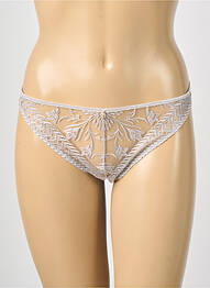 Tanga broderie gris AUBADE femme