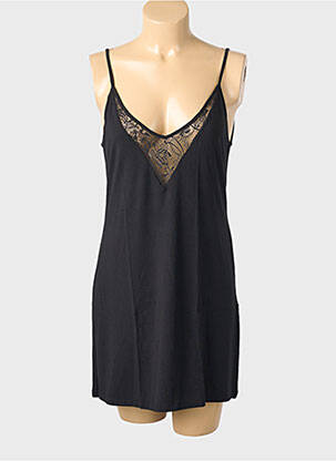 Nuisette/combinette col v noir AUBADE femme