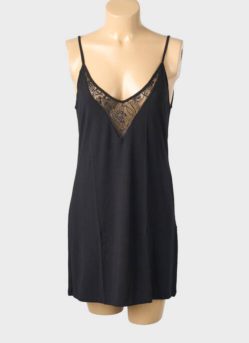 Nuisette/combinette col v noir AUBADE femme