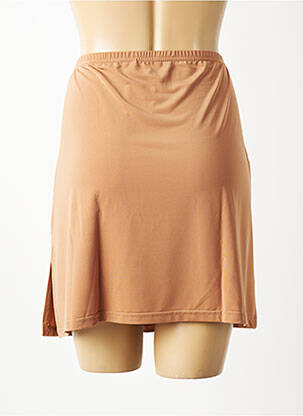 Jupon /fond de robe taille normale marron MARJOLAINE femme