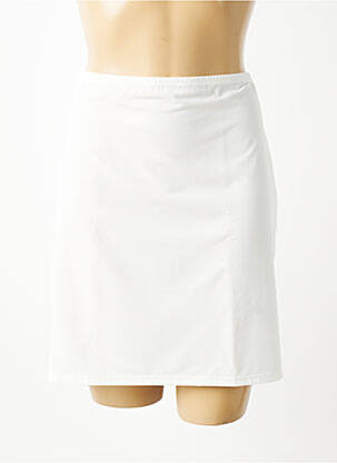 Jupon /fond de robe taille normale blanc MARJOLAINE femme
