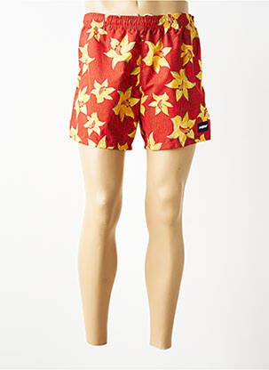 Short de bain fond doublé rouge HOM homme