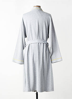 Robe de chambre col v gris CHRISTIAN CANE homme