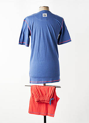 Pyjashort col rond bleu CHRISTIAN CANE homme