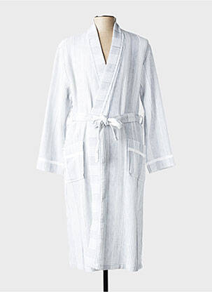Robe de chambre col v blanc TAUBERT homme