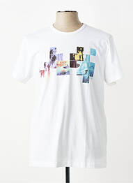 T-shirt coupe droite manches courtes blanc IMPETUS homme