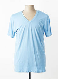 T-shirt coupe cintrée manches courtes bleu MEY homme