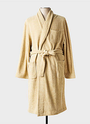 Robe de chambre col v beige CHRISTIAN CANE homme