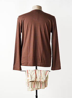 Pyjama bas short marron HOM homme