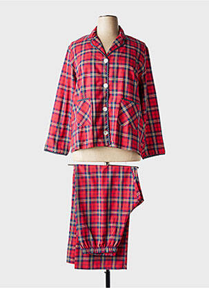 Pyjama coupe droite rouge LE CHAT femme