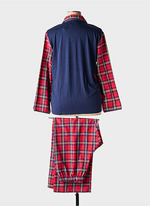 Pyjama coupe droite rouge LE CHAT femme