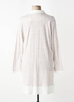 Chemise de nuit manches longues blanc CANAT femme