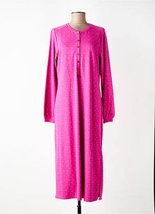 Chemise de nuit manches longues rose CALIDA femme