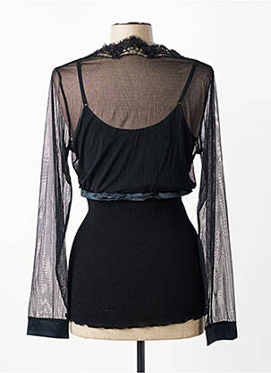 Pyjama coupe cintrée noir LISANZA femme