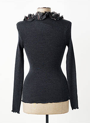 Pull coupe cintrée manches longues gris OSCALITO femme