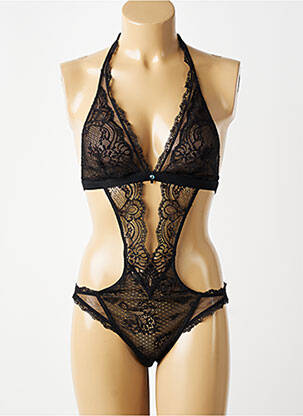 Body lingerie légère et transparente noir LISE CHARMEL femme