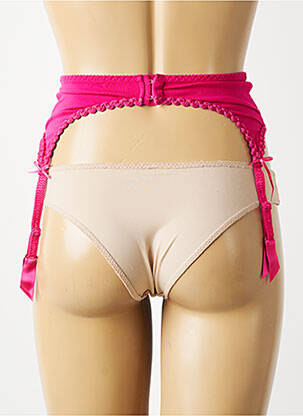 Guêpière/porte-jarretelle sans armature rose AUBADE femme