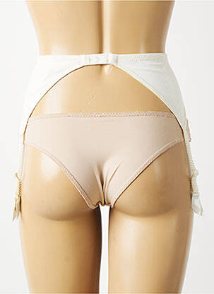 Guêpière/porte-jarretelle broderie blanc LISE CHARMEL femme