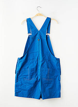 Salopette coupe droite fines bretelles bleu MOUSQUETON femme