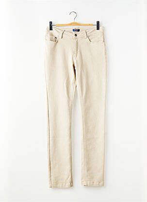 Jeans coupe slim poches taille normale beige SAINT JAMES homme