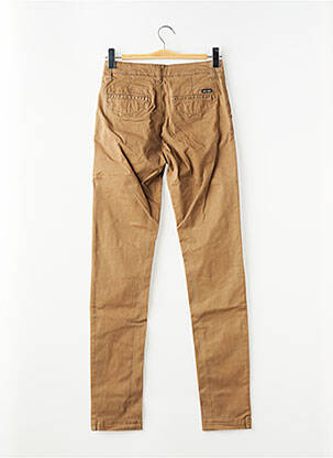 Pantalon chino tissage popeline taille normale marron SAINT JAMES homme