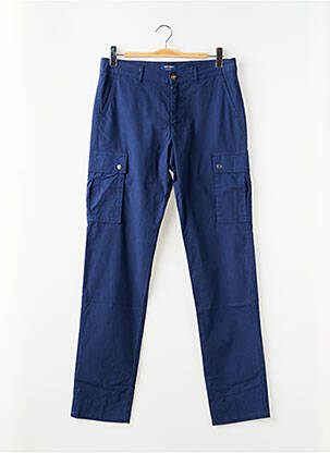 Pantalon cargo slim taille normale bleu SAINT JAMES homme