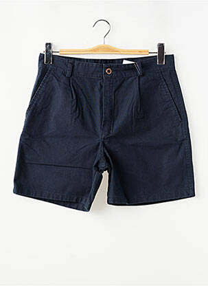Short fermeture zippée sous rabat boutonné taille normale bleu LE GLAZIK homme