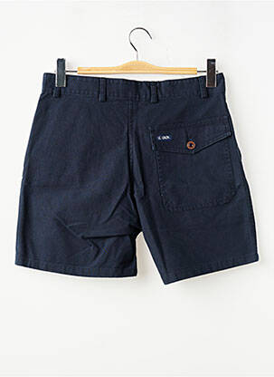 Short fermeture zippée sous rabat boutonné taille normale bleu LE GLAZIK homme