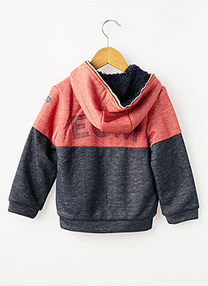 Veste casual finition intérieure fourrure synthétique bleu ELLE EST OU LA MER garçon