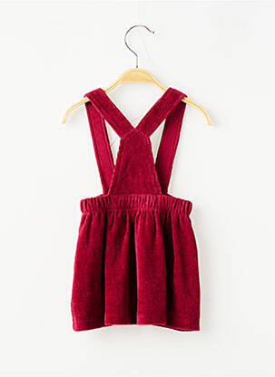 Robe mi-longue fines bretelles fines bretelles rose ELLE EST OU LA MER fille