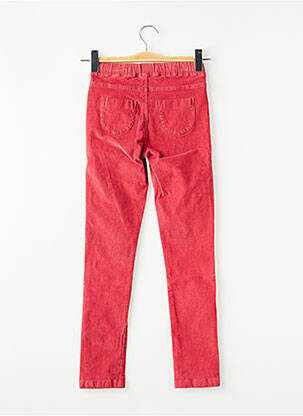 Jegging tissage velours taille ajustable rose ELLE EST OU LA MER fille