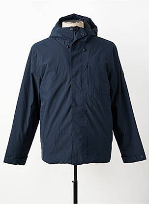 Doudoune poches a capuche bleu BERMUDES homme