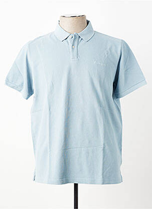 Polo stretch manches courtes bleu BERMUDES homme