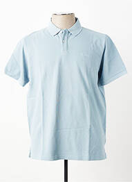 Polo stretch manches courtes bleu BERMUDES homme