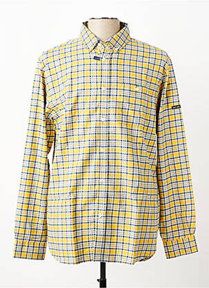 Chemise manches longues poches jaune SAINT JAMES homme