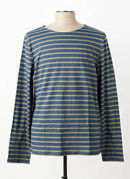 T-shirt coupe cintrée manches longues bleu SAINT JAMES homme