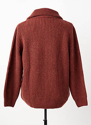 Pull stretch manches longues marron ARMOR LUX homme