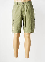 Bermuda coupe droite taille normale vert clair MOUSQUETON homme
