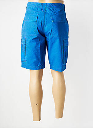 Bermuda coupe droite taille normale bleu MOUSQUETON femme