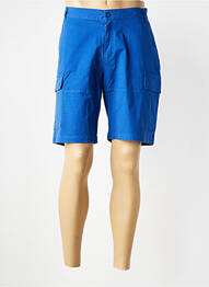Bermuda stretch taille normale bleu SAINT JAMES homme