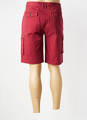 Bermuda stretch taille normale rouge BERMUDES homme