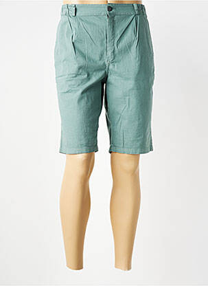 Bermuda stretch taille normale vert LE GLAZIK homme