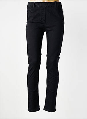 Jeans coupe slim stretch taille normale noir SAINT JAMES femme