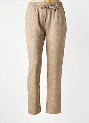 Pantalon droit stretch taille normale vert LA FEE MARABOUTEE femme
