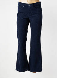 Pantalon droit stretch taille normale bleu STARK femme