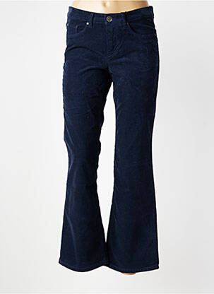 Pantalon droit stretch taille normale bleu STARK femme
